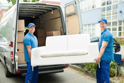 Professional removal team assisting with a move in Paddington