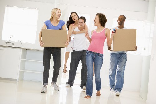 House removalists loading furniture for a Paddington home move
