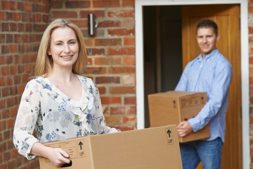Customer lodging a complaint about a moving service issue