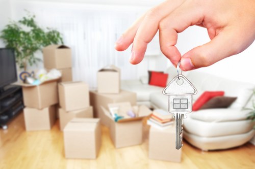 Residential packing and unpacking support for a Paddington property move