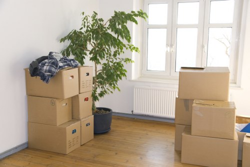 Careful loading of student furniture and boxes for a move in Paddington