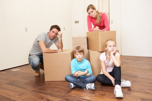 Donation-ready household items separated for charity reuse