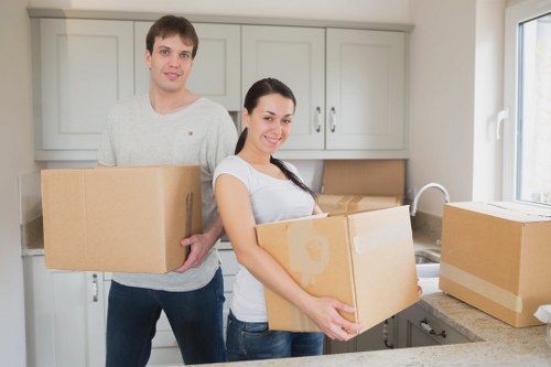 Organised household packing and boxes in Paddington